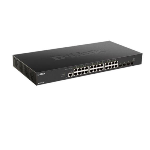 D-Link DXS 1210-28T - Switch - intelligente - 24 x 10GBase-T + 4 x 25 Gigabit SFP28 - montabile su rack
